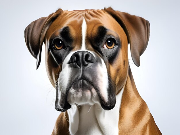 Portrait of the Boxer dog