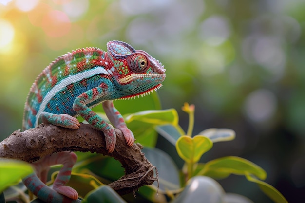 Portrait of a buglon on a branch taken by a DSLR camera