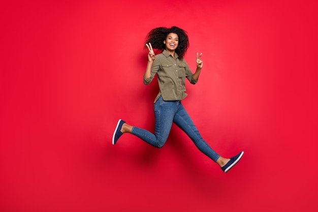 Portrait of cheerful cute girl