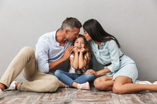 Portrait of a cheerful family