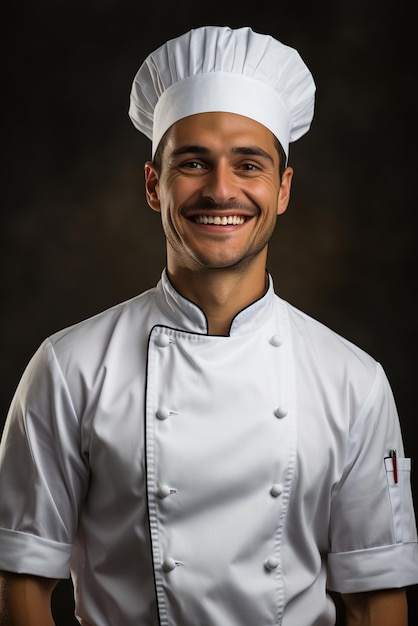 Portrait of chef smiling