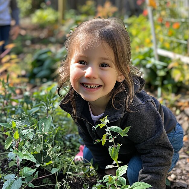 Portrait of Childrens Planting Adventures Journey into Gardening