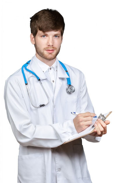 Portrait of confident young medical doctor