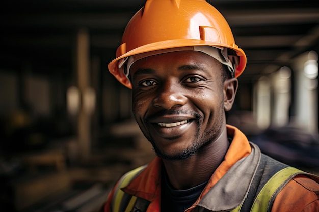 portrait of a construction worker