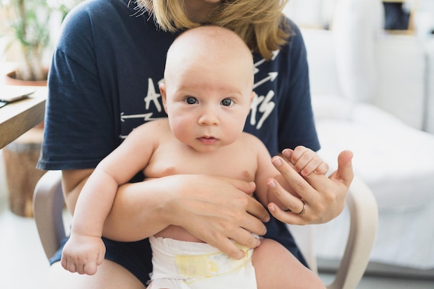 Portrait of cute baby boy