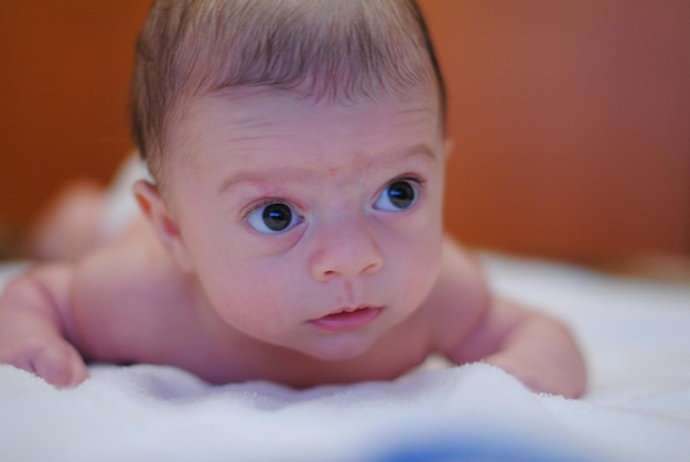 Portrait of cute baby