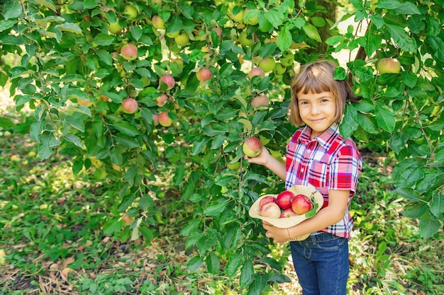 Photo portrait of cute girl standing amidst plants