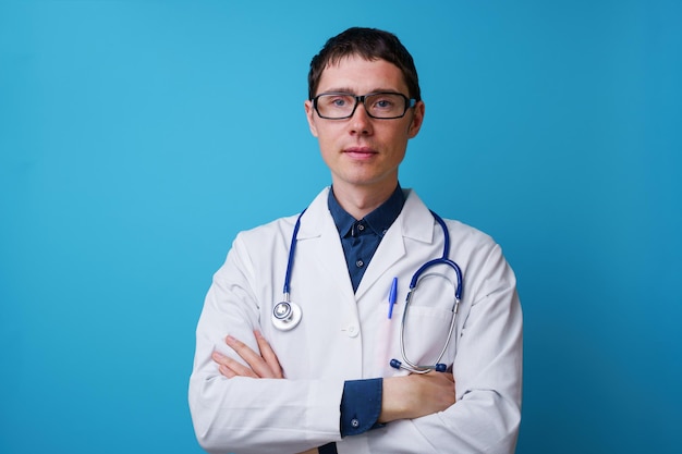 Portrait of doctor with stethoscope