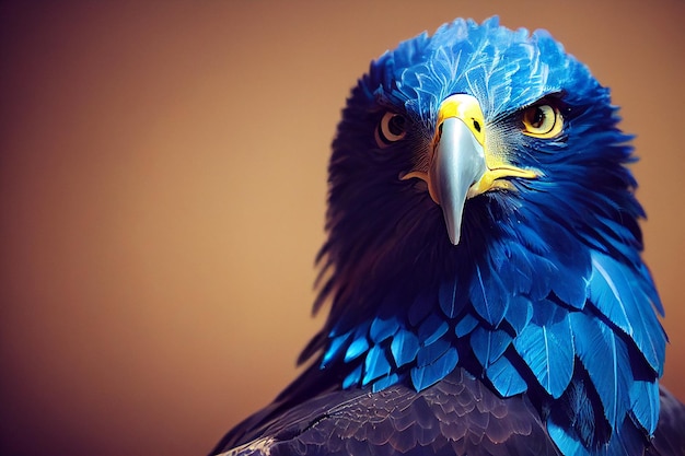 portrait of a eagle 3d