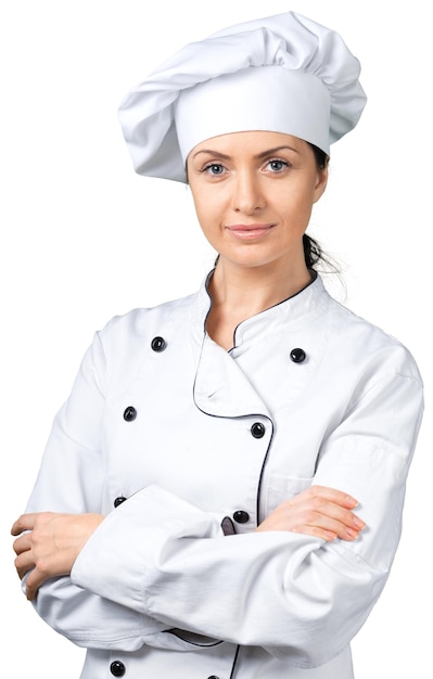 Portrait of a Female Chef