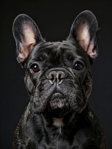 Photo portrait of a french bullldog dog photograph cute animal