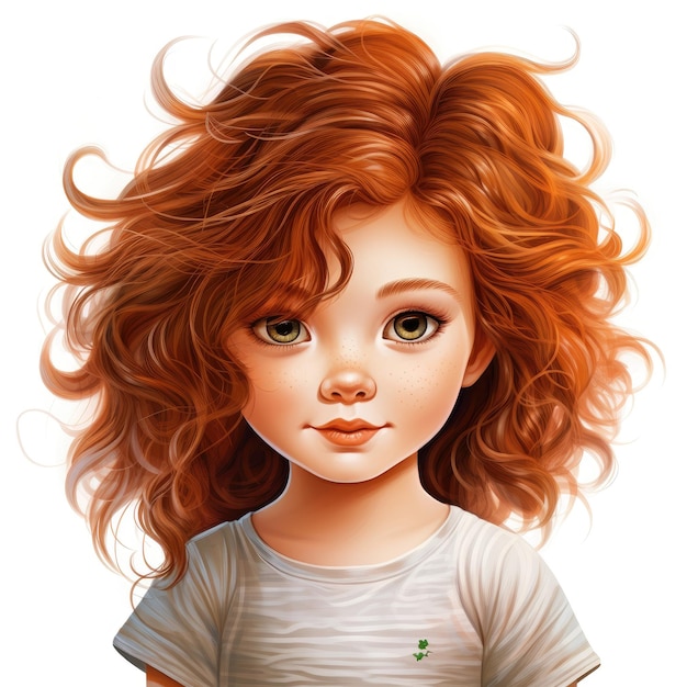 Portrait of a Girl With Red Hair