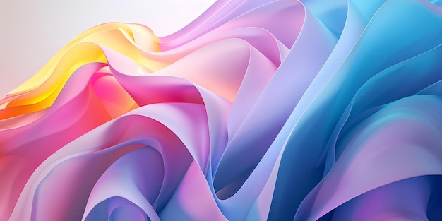 Portrait of Gradient Wallpaper for Mac in Summer Colors