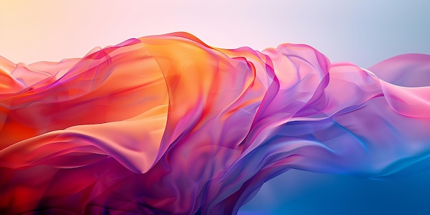 Portrait of Gradient Wallpaper for Mac in Summer Colors