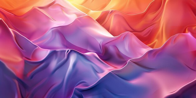 Portrait of Gradient Wallpaper for Mac in Summer Colors