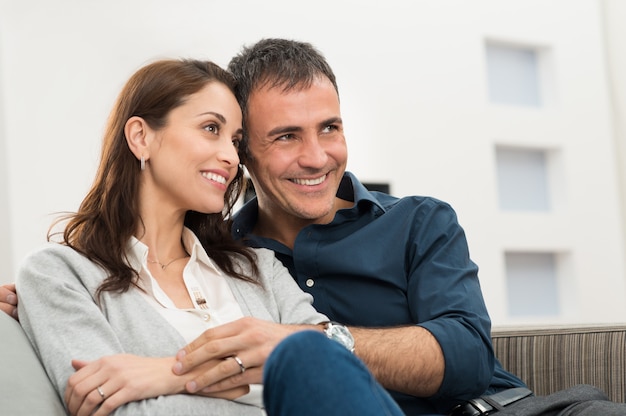 Portrait Of Happy Couple