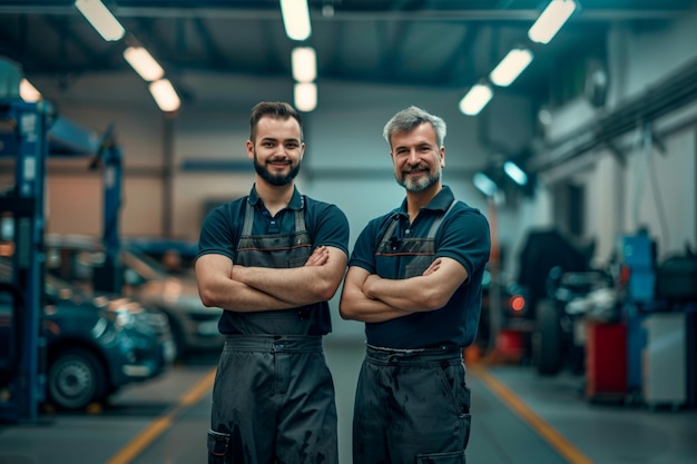 Portrait of happy multi ethnic business couple posing to camera