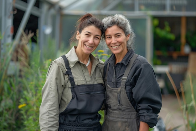 Portrait of happy multi ethnic business couple posing to camera