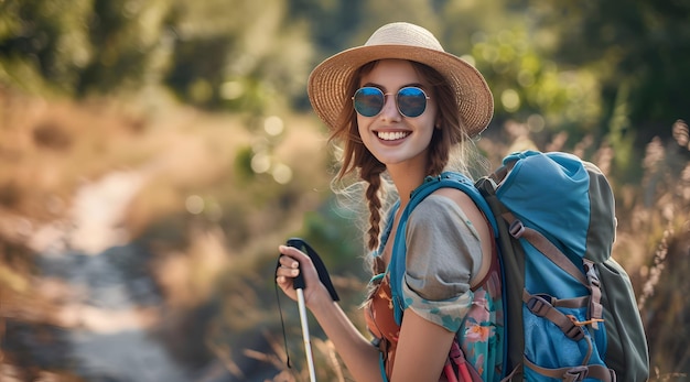 Portrait of happy smiling young woman with backpack 1719172622 1