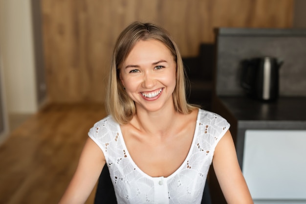 Portrait of a happy woman