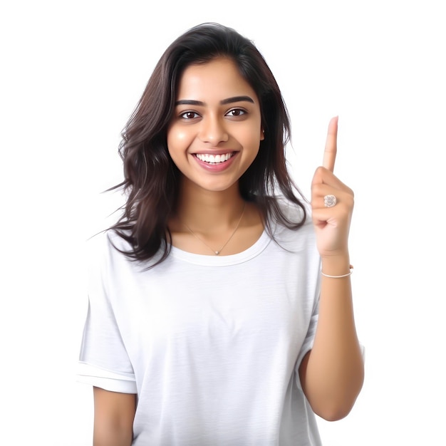 Portrait of a happy young blonde woman showing ok gesture