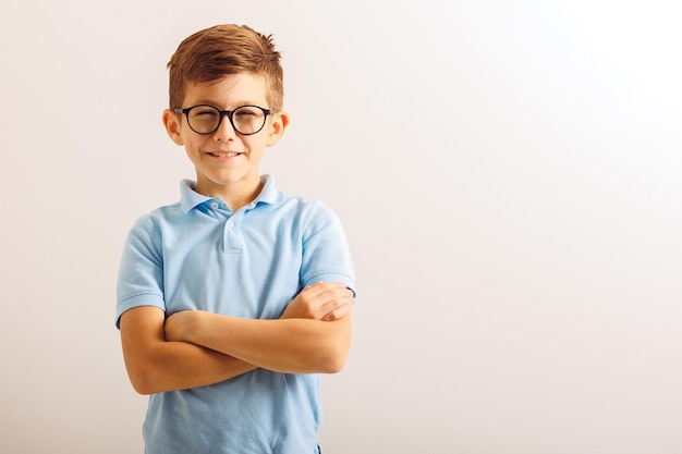 Portrait of a happy young boy