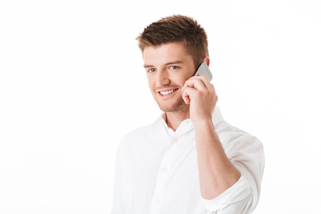 Portrait of a happy young man