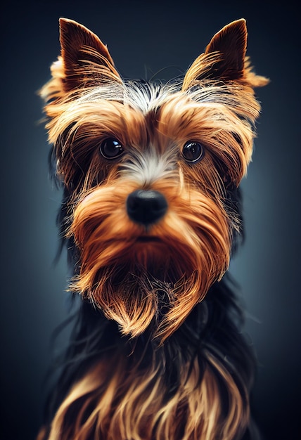 Portrait if Yorkshire terrier