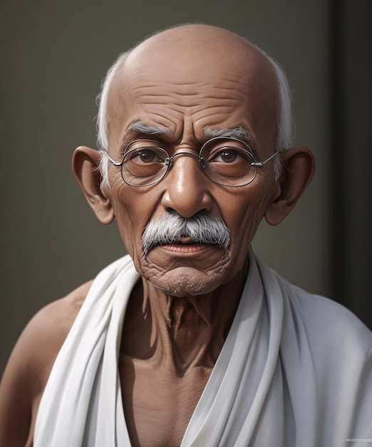 Portrait of an Indian Old Man