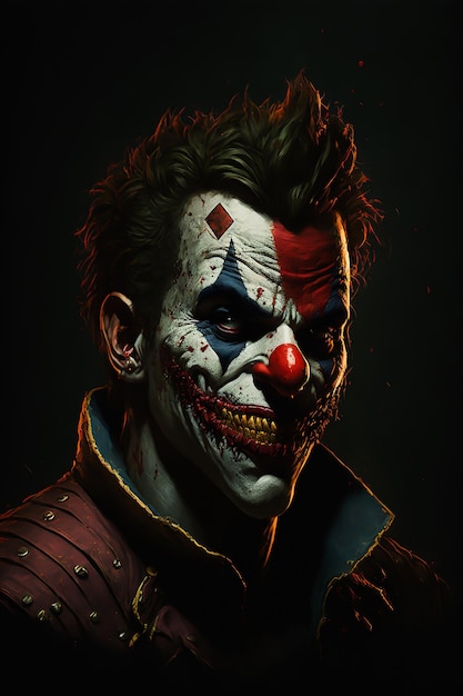 A portrait of a joker by person