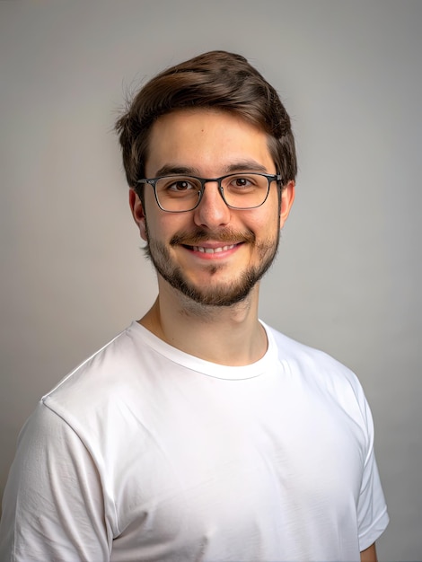 portrait of a man on a beautiful background generative ai