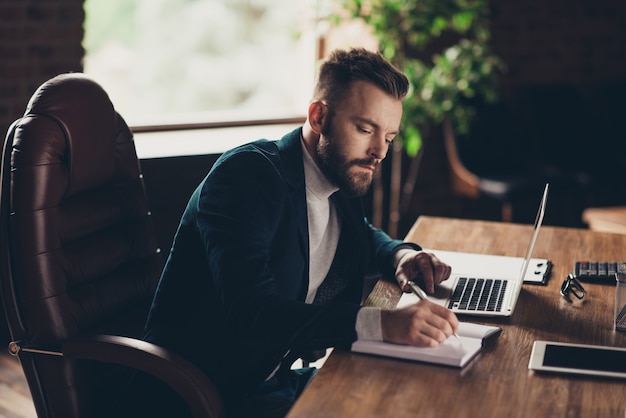 Portrait man at office