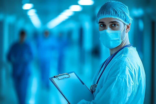 Photo portrait of nurse working