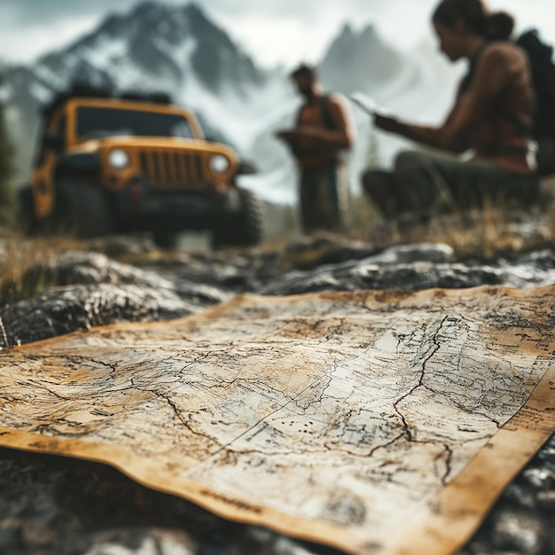 Photo portrait of an offroad adventurer