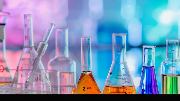 Portrait of OutofFocus Scientific Tests in a Lab