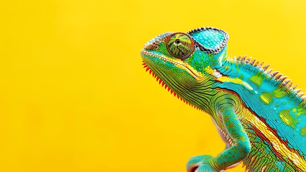 portrait pet dog cat chameleon iguana on clean background