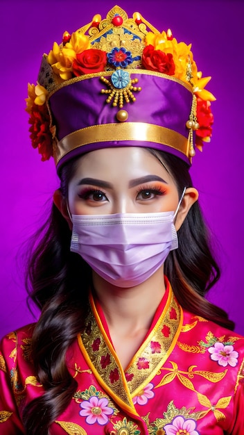 portrait photo of Indonesian nurse