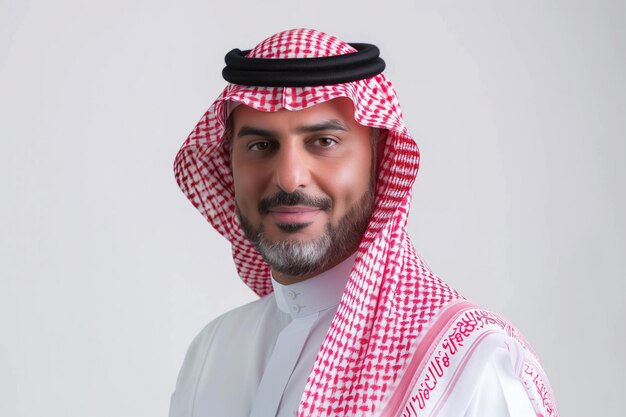 Portrait Photo of a Saudi Businessman Generative AI