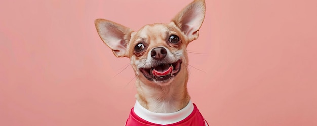 Portrait photography of a cute little animal athlete smiling cute little parrot in a rhythmic gymnastics outfit with a ribbon on pastel Pale Blue color background editorial style