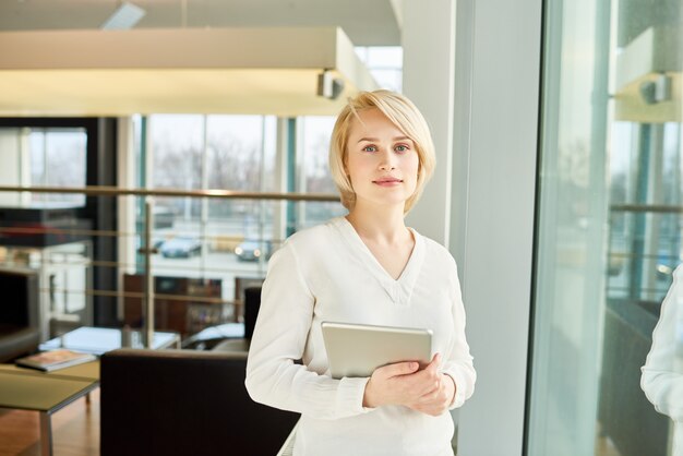 Portrait of Pretty Confident Entrepreneur