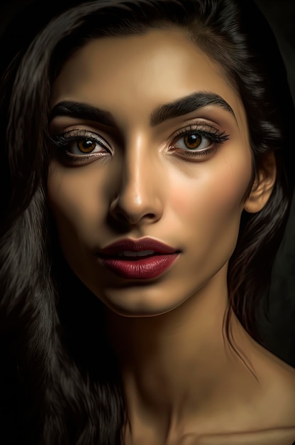 Portrait of a pretty pakistani girl