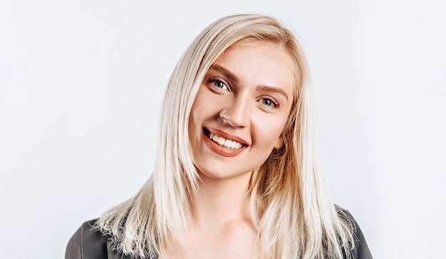 Portrait of a pretty smiling woman