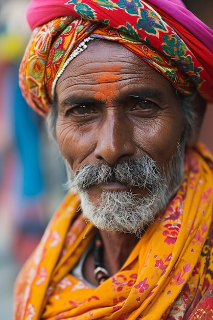 Portrait of a Sadhu