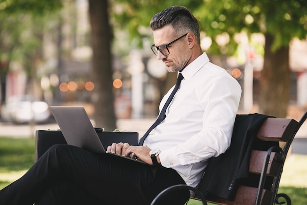 Portrait of a smart young businessman