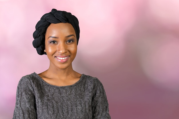 Portrait Of Smiling African American Woman