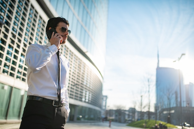 Portrait of a smiling businessman