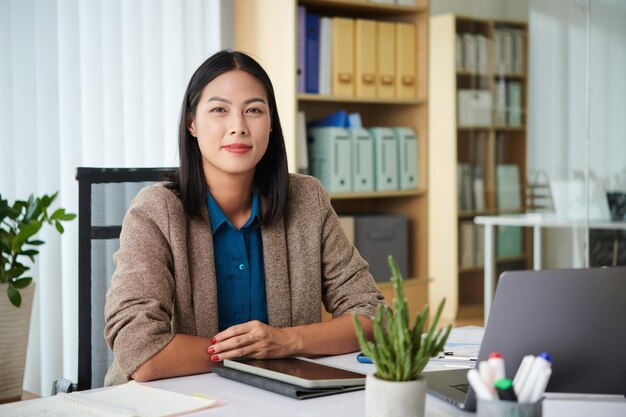 Portrait of Smiling Businesswoman