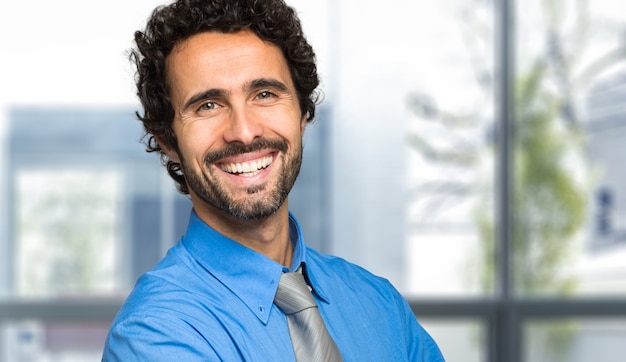 Portrait of a smiling confident businessman