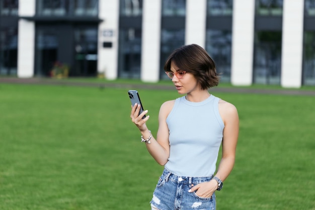 Portrait of a Successful Business woman Using Phone