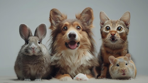 Portrait of Surprised Animals